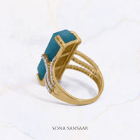 Thumbnail for Pristine Falls Gold Ring | Sona Sansaar