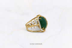 Sylvan Crown Gold Ring | Sona Sansaar