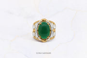 Sylvan Crown Gold Ring | Sona Sansaar