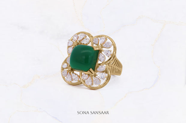 Greenstone Garden Ring | Sona Sansaar