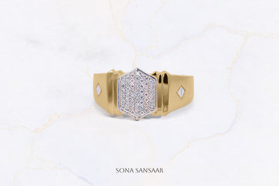 Hexa Stone Ring | Sona Sansaar