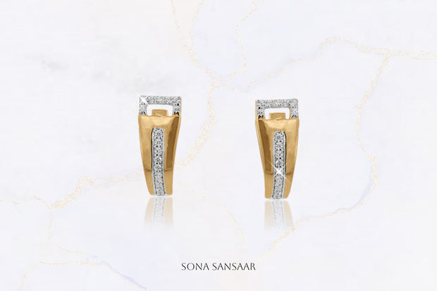 Throne Gold Bali Earrings | Sona Sansaar