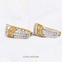 Thumbnail for Metronome Gold Bali Earrings | Sona Sansaar