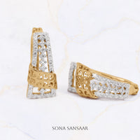 Thumbnail for Metronome Gold Bali Earrings | Sona Sansaar