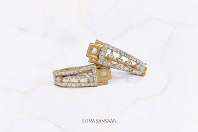 Starlight Gold Bali Earrings | Sona Sansaar