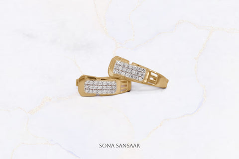 Clip Gold Bali Earrings | Sona Sansaar