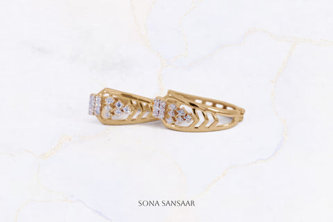 Premium Gold Bali Earrings | Sona Sansaar