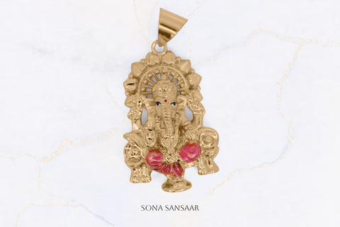 Revered Ganesh Pendant | Sona Sansaar