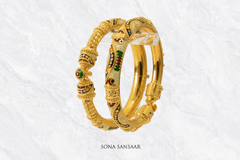 Tradition Meenakari Bangle Pair | Sona Sansaar