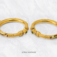 Thumbnail for Tradition Meenakari Bangle Pair | Sona Sansaar