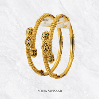 Thumbnail for Heirloom Meenakari Bangle Pair | Sona Sansaar