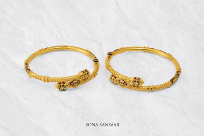 Heirloom Meenakari Bangle Pair | Sona Sansaar