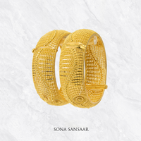 Thumbnail for Imperial Culcutti Screw Bangle Pair | Sona Sansaar