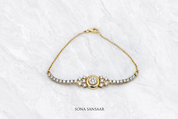 Ticking Treasure Diamond Bracelet | Sona Sansaar