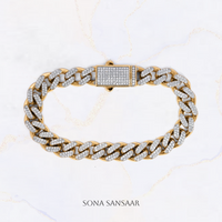 Thumbnail for Iced Chains Diamond Bracelet | Sona Sansaar