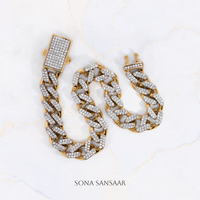 Thumbnail for Iced Chains Diamond Bracelet | Sona Sansaar