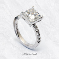 Thumbnail for Luminora Lab Grown Diamond Ring | Sona Sansaar
