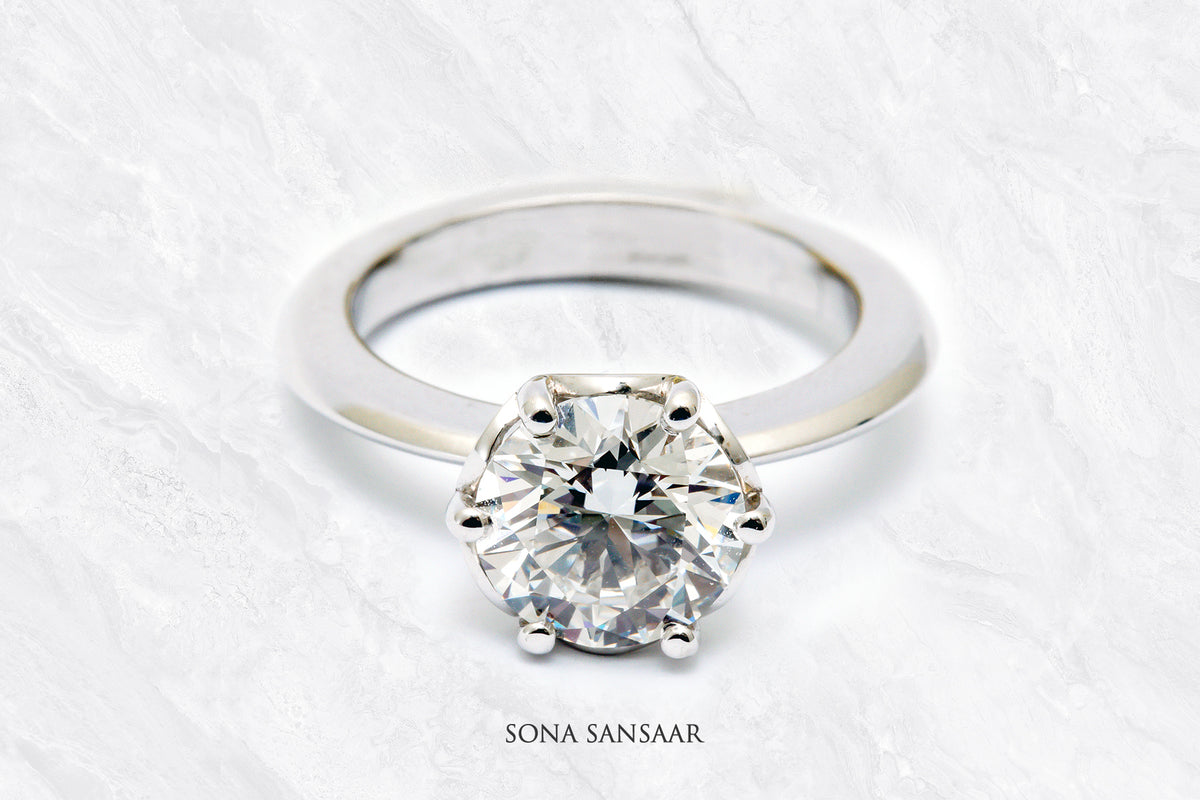 Lucent Lab Grown Diamond Ring | Sona Sansaar