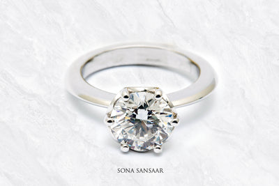 Lucent Lab Grown Diamond Ring | Sona Sansaar