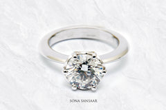 Lucent Lab Grown Diamond Ring | Sona Sansaar