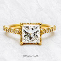 Thumbnail for Sunlit Crown Diamond Ring | Sona Sansaar