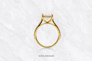 Sunlit Crown Diamond Ring | Sona Sansaar