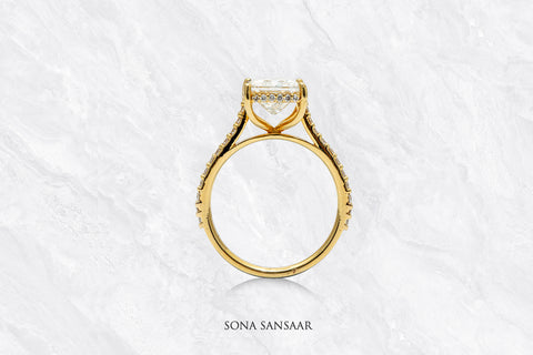 Sunlit Crown Diamond Ring | Sona Sansaar