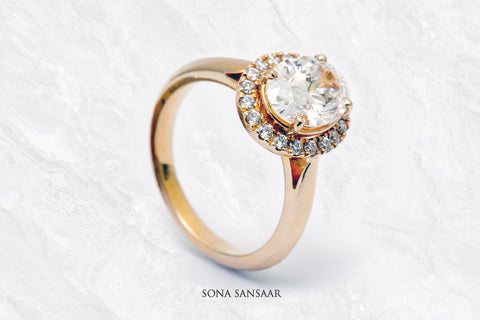 Valoria Lab Grown Diamond Ring | Sona Sansaar