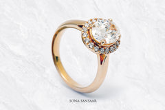 Valoria Lab Grown Diamond Ring | Sona Sansaar