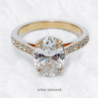 Thumbnail for Elowen Lab Grown Diamond Ring | Sona Sansaar