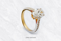 Elowen Lab Grown Diamond Ring | Sona Sansaar
