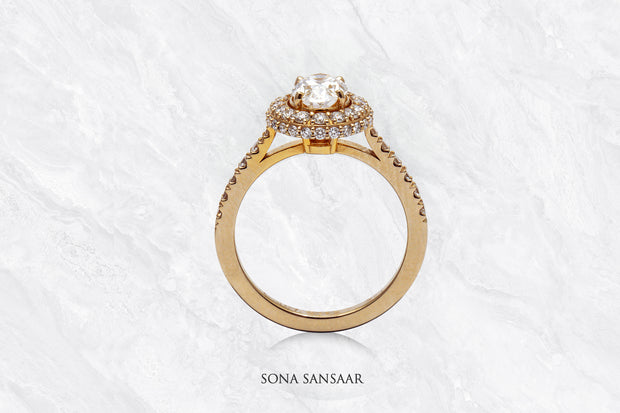 Celestial Aura Diamond Ring | Sona Sansaar