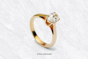 Solena Lab Grown Diamond Ring | Sona Sansaar