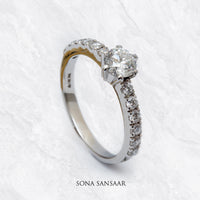 Thumbnail for Elaris Lab Grown Diamond Ring | Sona Sansaar