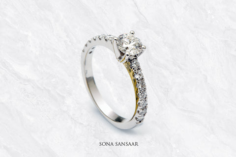 Viressa Lab Grown Diamond Ring | Sona Sansaar