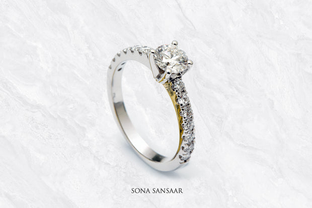 Viressa Lab Grown Diamond Ring | Sona Sansaar