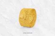 Crown Culcutti Screw Bangle | Sona Sansaar