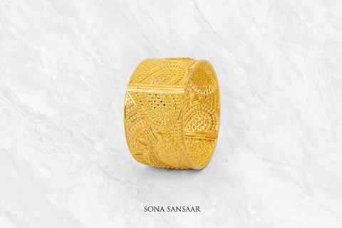 Crown Culcutti Screw Bangle | Sona Sansaar