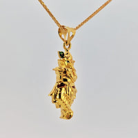 Thumbnail for 22K Yellow Gold Lord Ganesh Krishna Fusion Divine Pendant