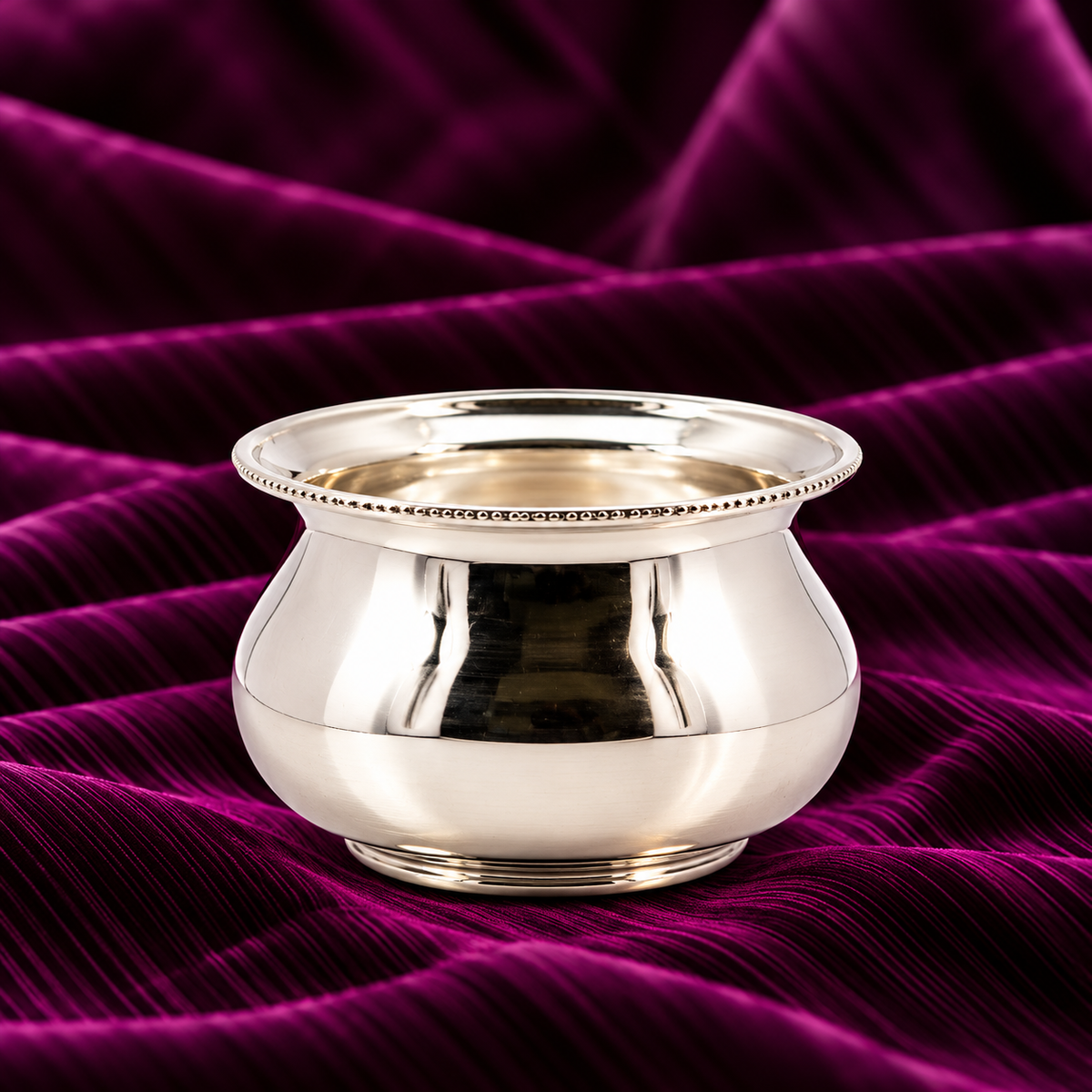 Silver Large Kalash Lota Vessel