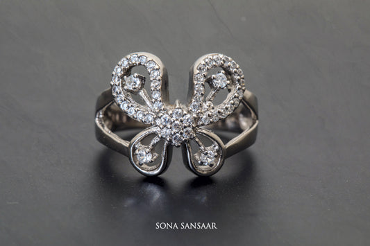 Floriale Sterling Silver Ring | Sona Sansaar