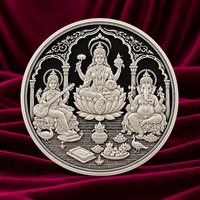 Thumbnail for Silver Lakshmi Ganesh Saraswati Coin