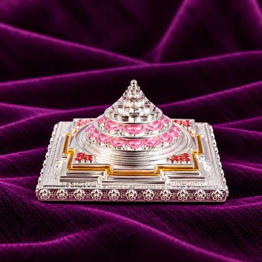 Silver Kurma Shree Yantra Idol