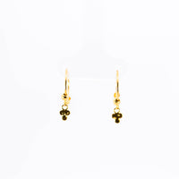 Thumbnail for 22K Gold Small Fancy Hoop Earrings | Delicate Hanging Gold Hoops NZ