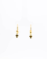 22K Gold Small Fancy Hoop Earrings | Delicate Hanging Gold Hoops NZ
