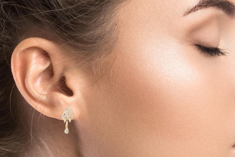 Shimmering Droplet Earrings