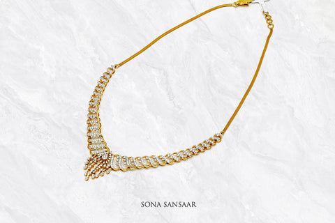 Elara's Diamond Necklace | Sona Sansaar