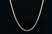 Long Silver Foxtail Chain