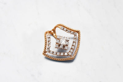 Framed Diamond Pendant