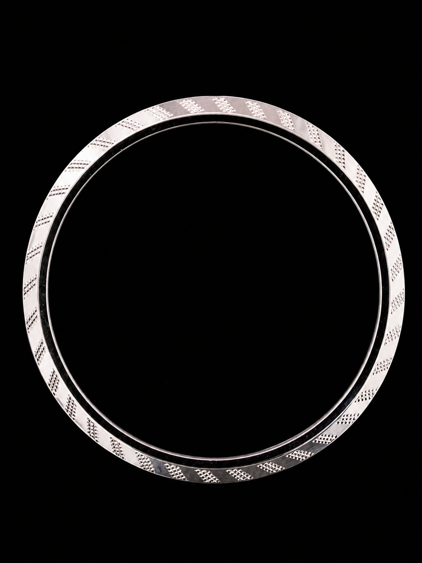 Men's Sterling Silver Kada Bangle | 925 Silver Solid Bracelet 73mm